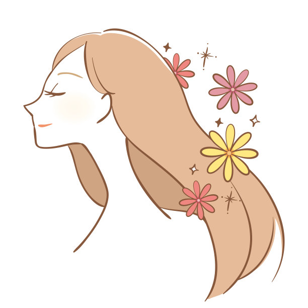 头发漂亮的女人图片下载