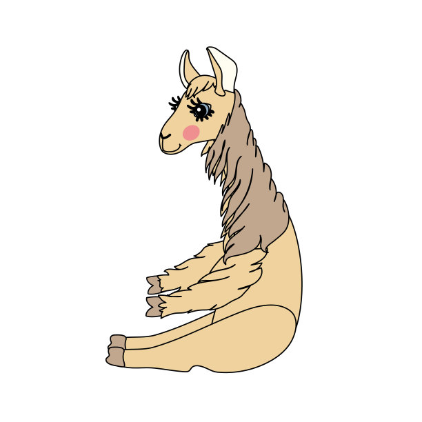 矢量scandi卡通动物剪辑艺术图片下载