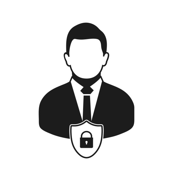 员工保险图标。平面型矢量EPS。图片下载