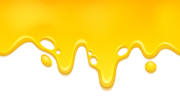 蜂蜜或柠檬果冻。蜂蜜滴。图片下载