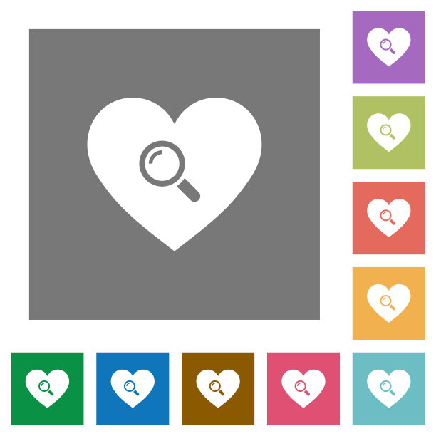 约会方形图标图片下载