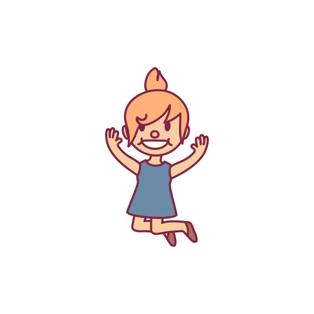 向量可爱的卡通孩子，孩子图片下载