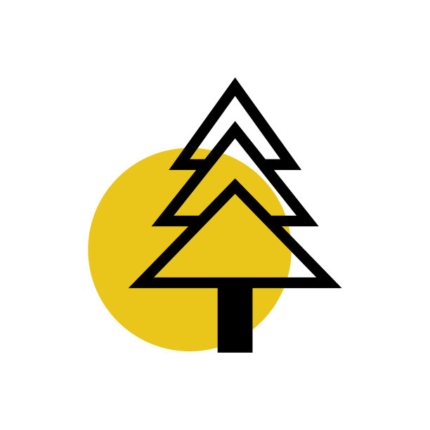 圣诞树图标插图图片下载