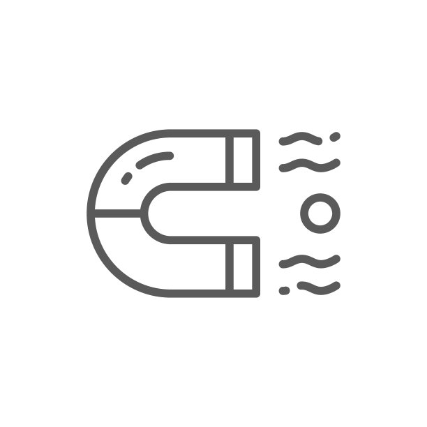 磁铁线图标。图片下载