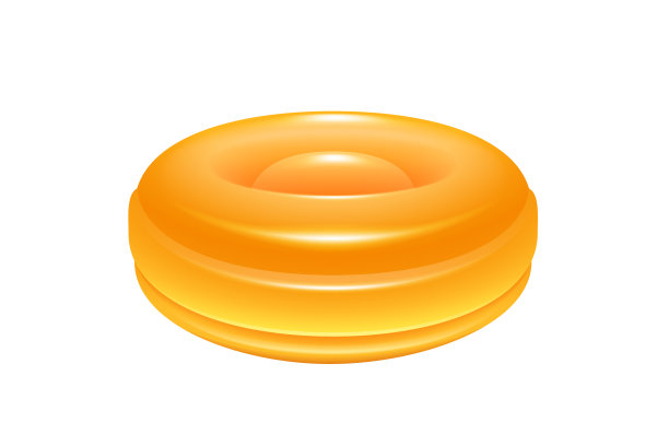 硬糖逼真的插图。图片下载