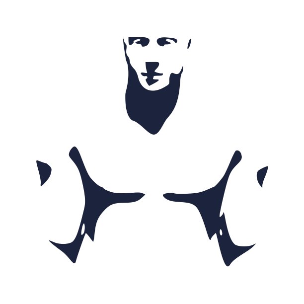 健美运动员剪影图像图片下载