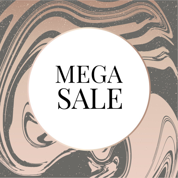 模板框架方形流体艺术黄金时尚图片下载