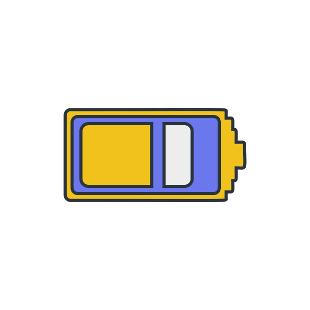 电池图标矢量符号图片下载