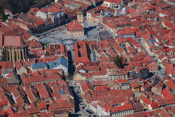 布拉索夫城市视图图片下载