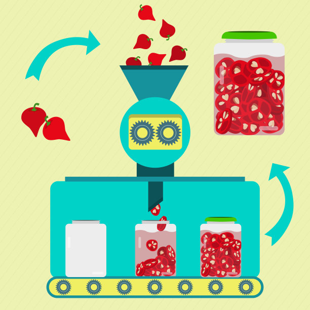 工厂腌制切片辣椒撅嘴图片下载