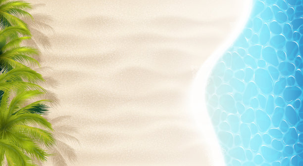 海滩和海洋背景图片下载