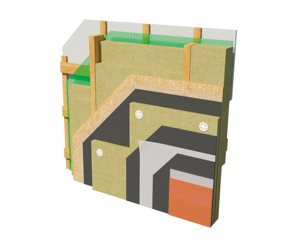 3D渲染：带平屋顶的现代住宅图片下载