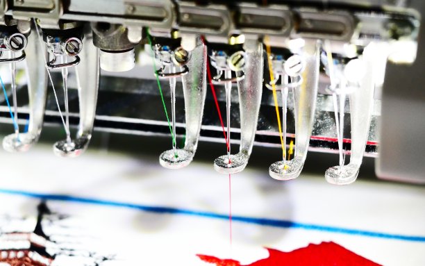 工业缝纫机。图片下载