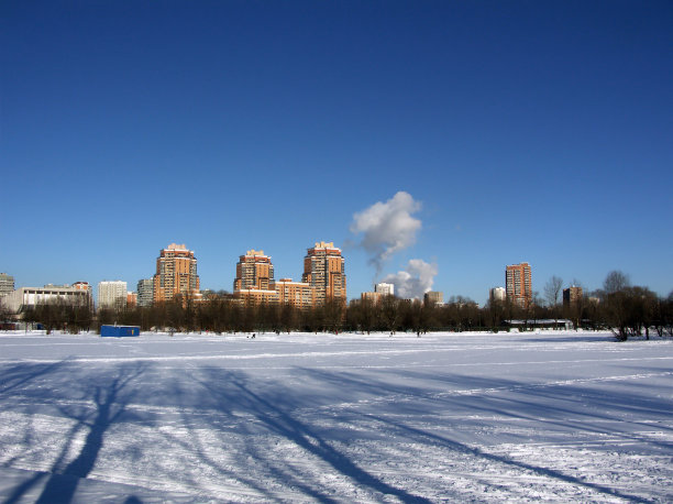 冬天的城市图片下载
