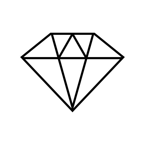 钻石图标。图片下载