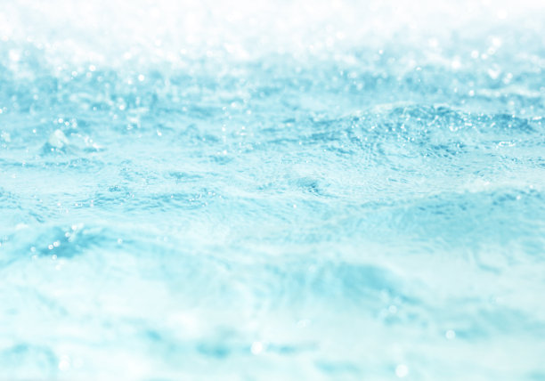 模糊的水，晶莹的散景图片下载