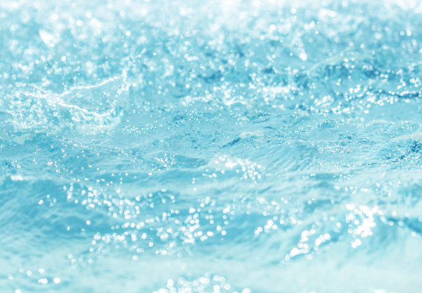 模糊的水，晶莹的散景图片下载