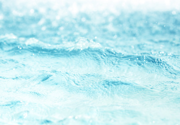 模糊的水，晶莹的散景图片下载