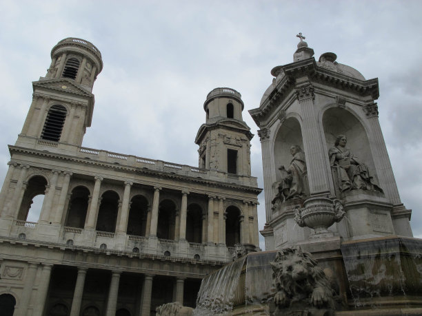 圣叙尔皮斯,巴黎图片下载