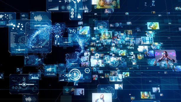 社交媒体的概念。的业务网络。图片下载