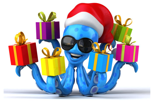 有趣的章鱼图片下载