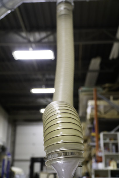 木工车间空气净化软管图片下载