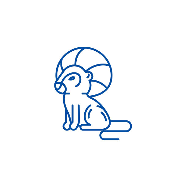 狮子座星座线图标概念。狮子座黄道十二宫星座平向量符号，星座，轮廓插图。图片下载