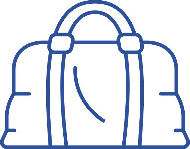 皮包系列图标概念。皮包平面矢量符号、标志、轮廓插图。图片下载