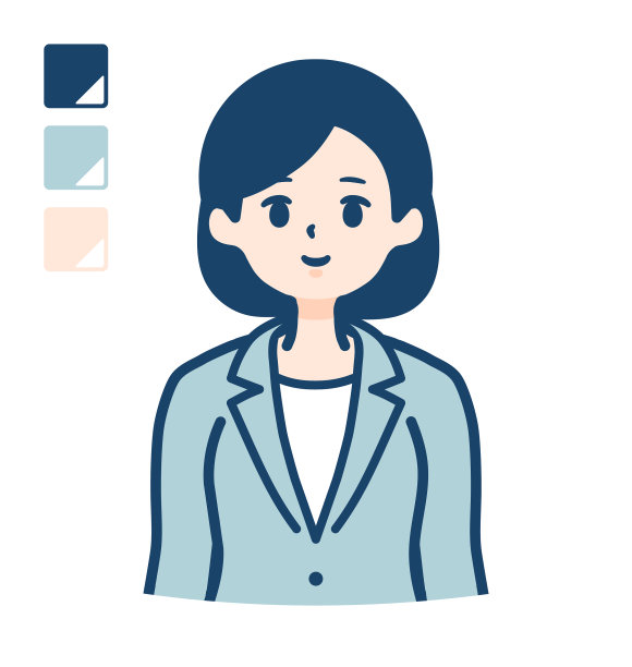 沉稳西装商务女性上身图片下载