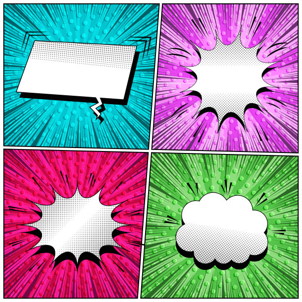 漫画白色演讲泡泡集图片下载