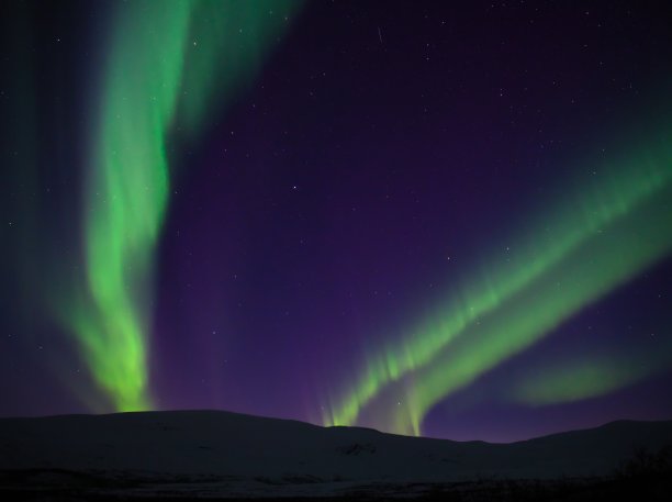 北极光在Kilpis - 07附近图片下载