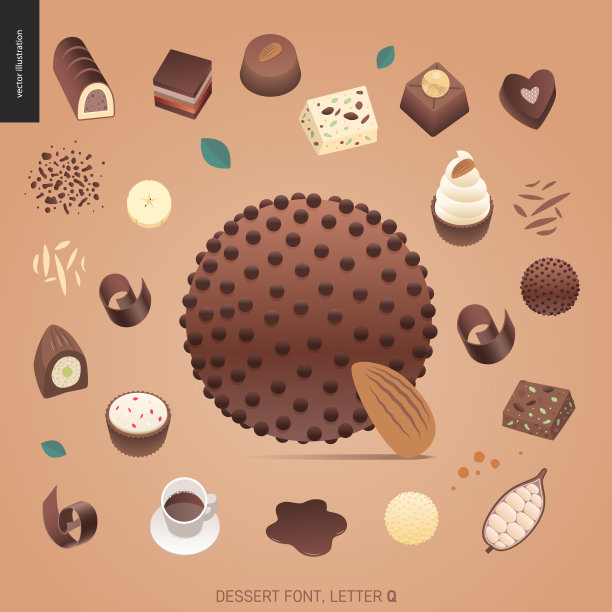 甜点的诱惑字体图片下载