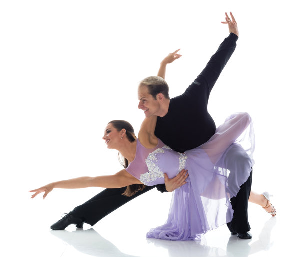 两个漂亮的交际舞演员图片下载