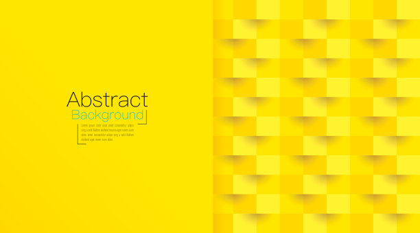 黄色抽象背景向量。图片下载