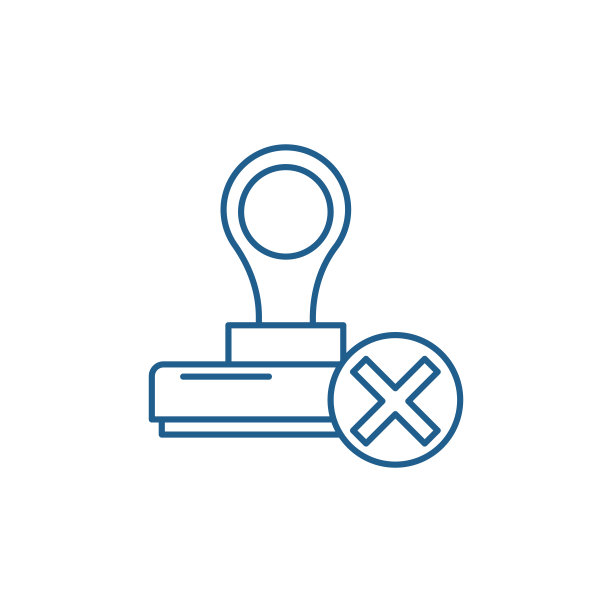 弃行图标概念。放弃平面矢量符号、符号、轮廓插图。图片下载