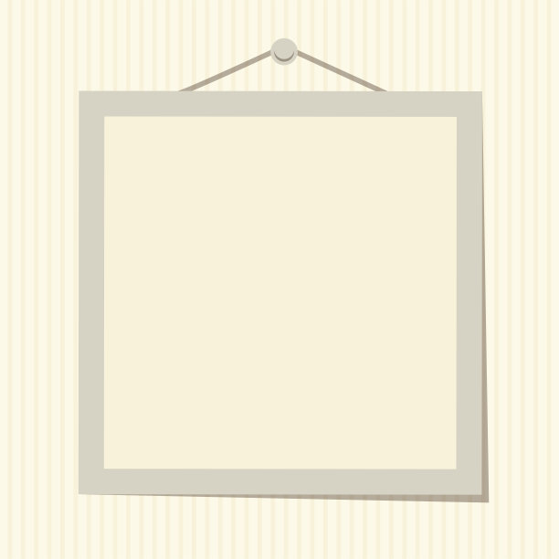 空的相框平面矢量插图图片下载