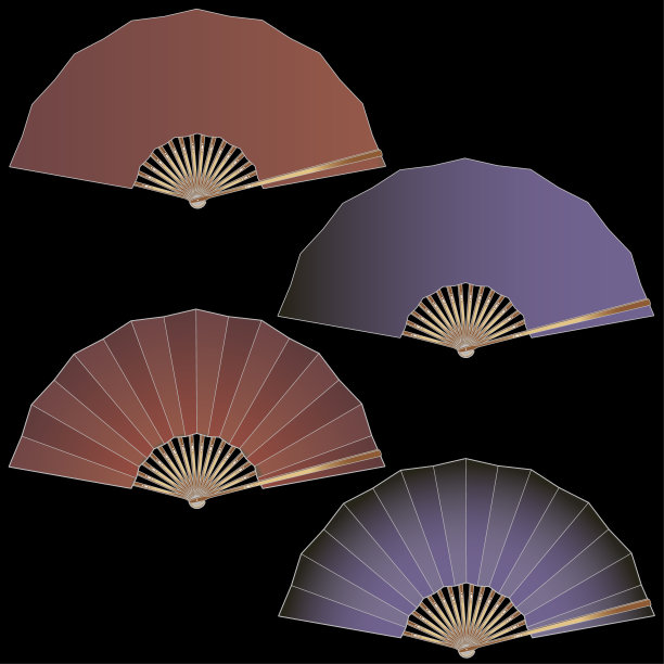 日式折扇，图片下载