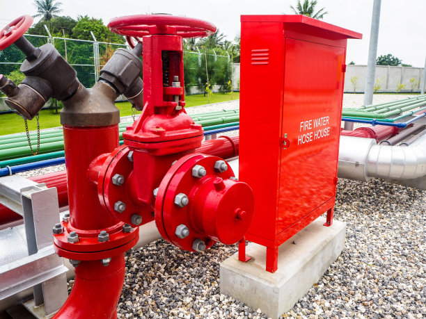 电厂灭火器设备。图片下载