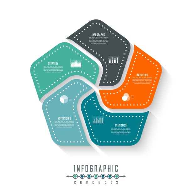 信息图业务可视化。图片下载