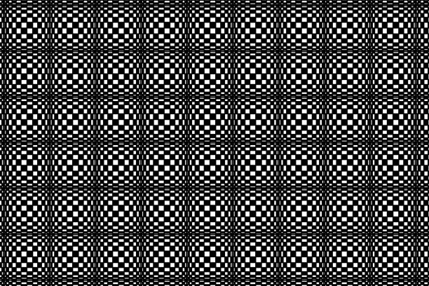 黑白不寻常的圆形网格抽象纹理图案背景印刷和设计。图片下载
