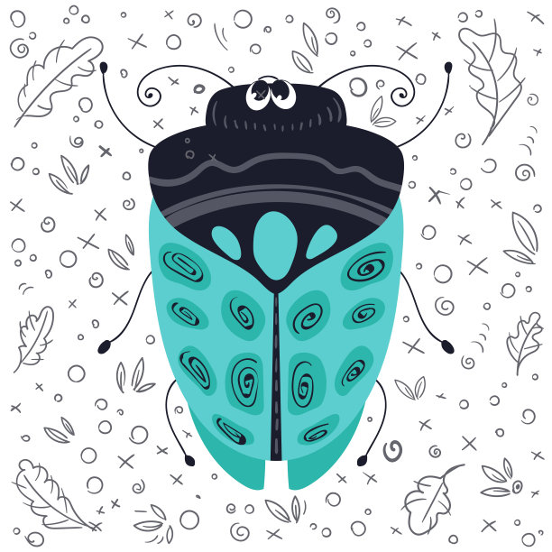 矢量卡通虫子图片下载