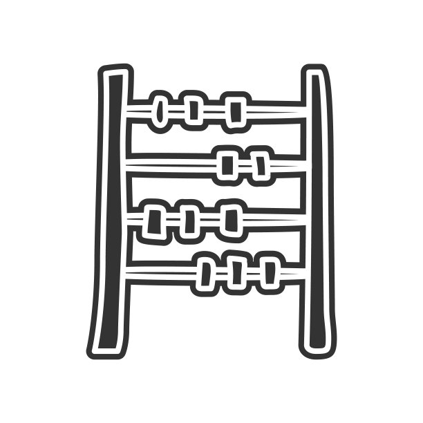 分数草图图标。移动概念和web应用图标的教育元素。字形，平面图标用于网站设计和开发，应用程序开发图片下载