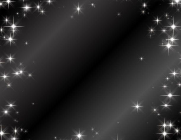 夜晚星星明亮地照耀着图片下载