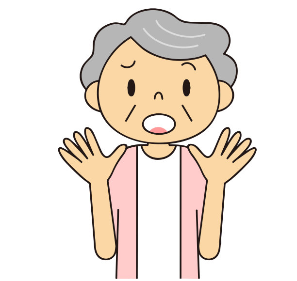 一位年长女性的姿势和各种各样的动作图片下载