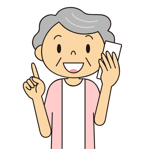 一位年长女性的姿势和各种各样的动作图片下载