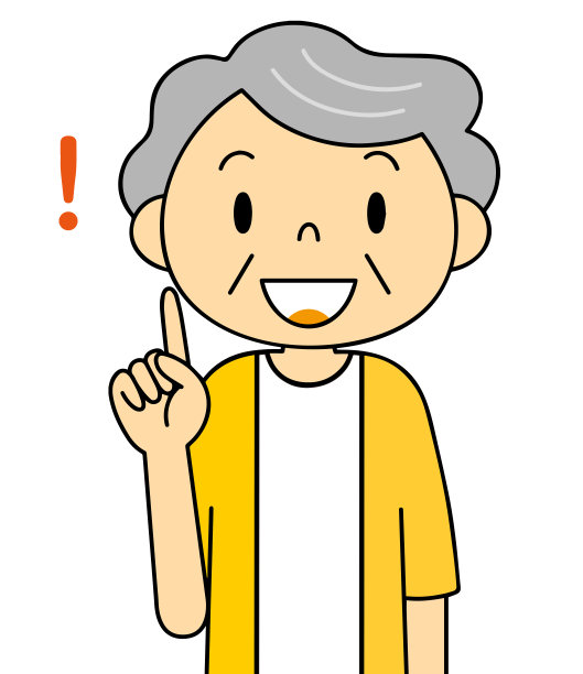 一位年长女性的姿势和各种各样的动作图片下载