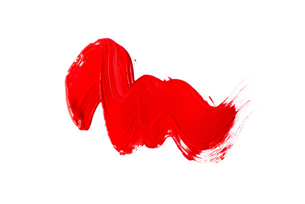 画笔的红色一笔图片下载
