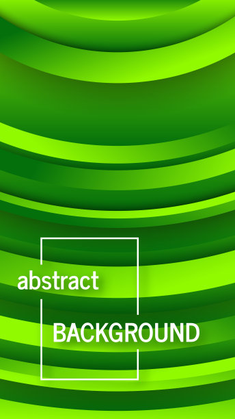 几何绿色背景与抽象的圆形形状图片下载