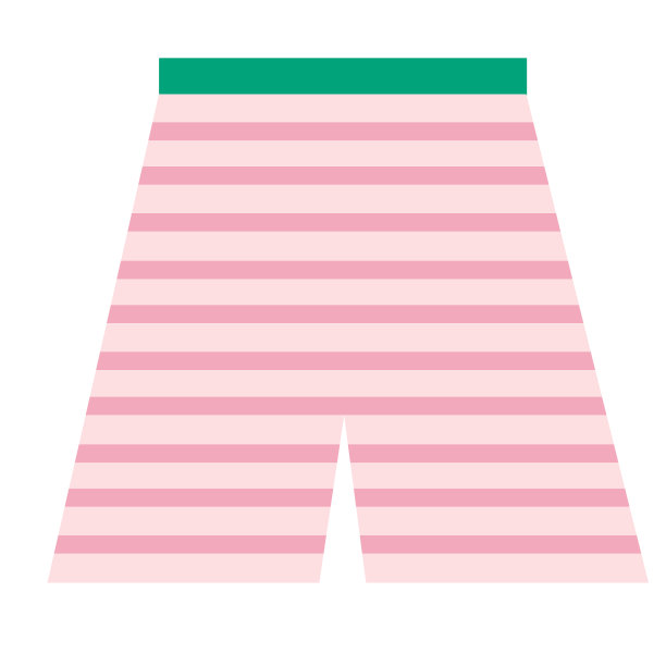 泳裤平面插图图片下载