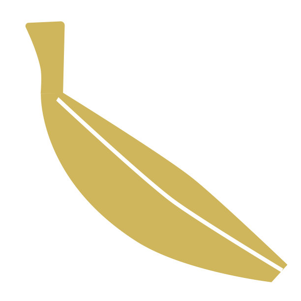 香蕉平面插图图片下载